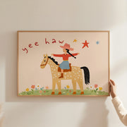 Cowgirl – Nursery & kids wall art