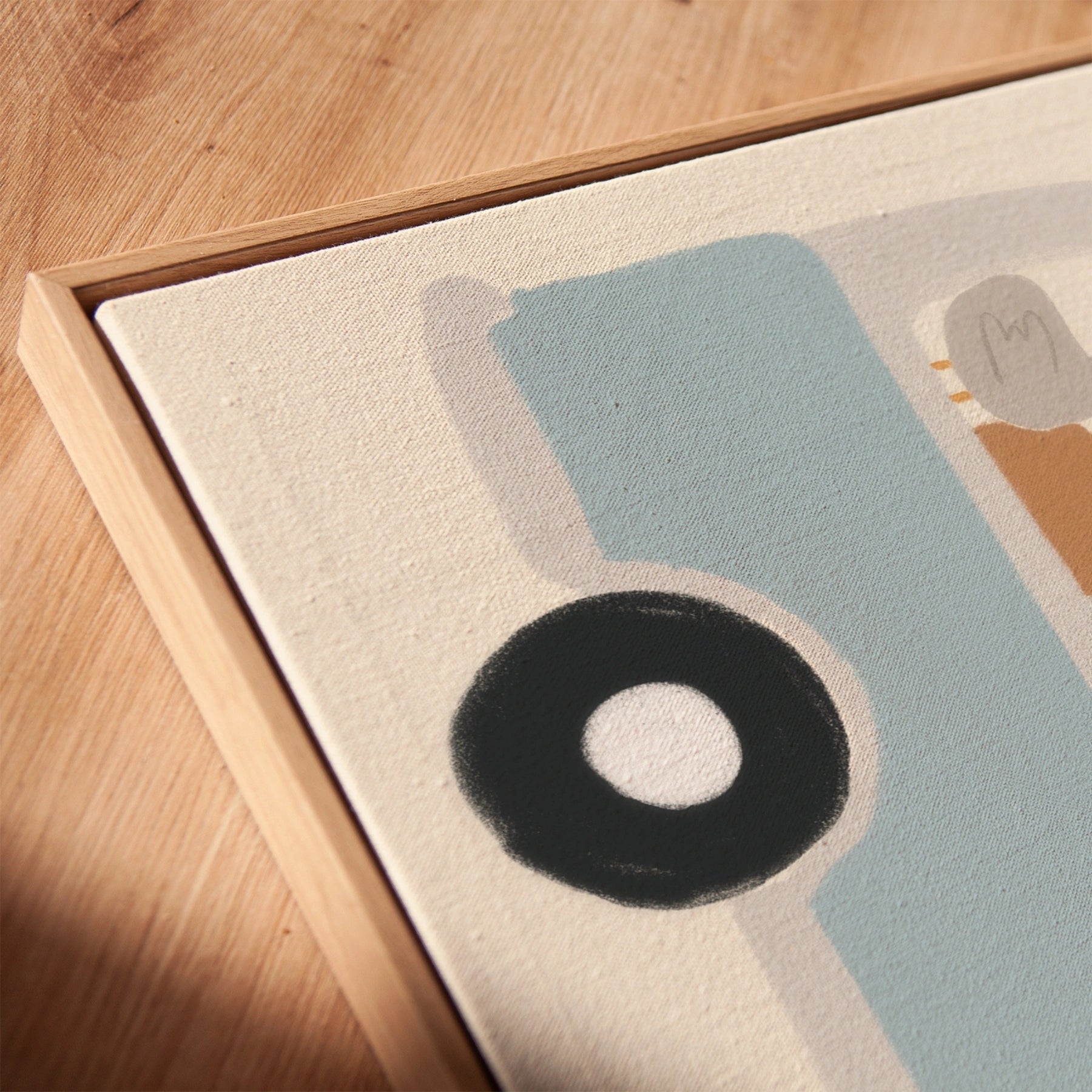 Animal Bus Nursery Canvas Print