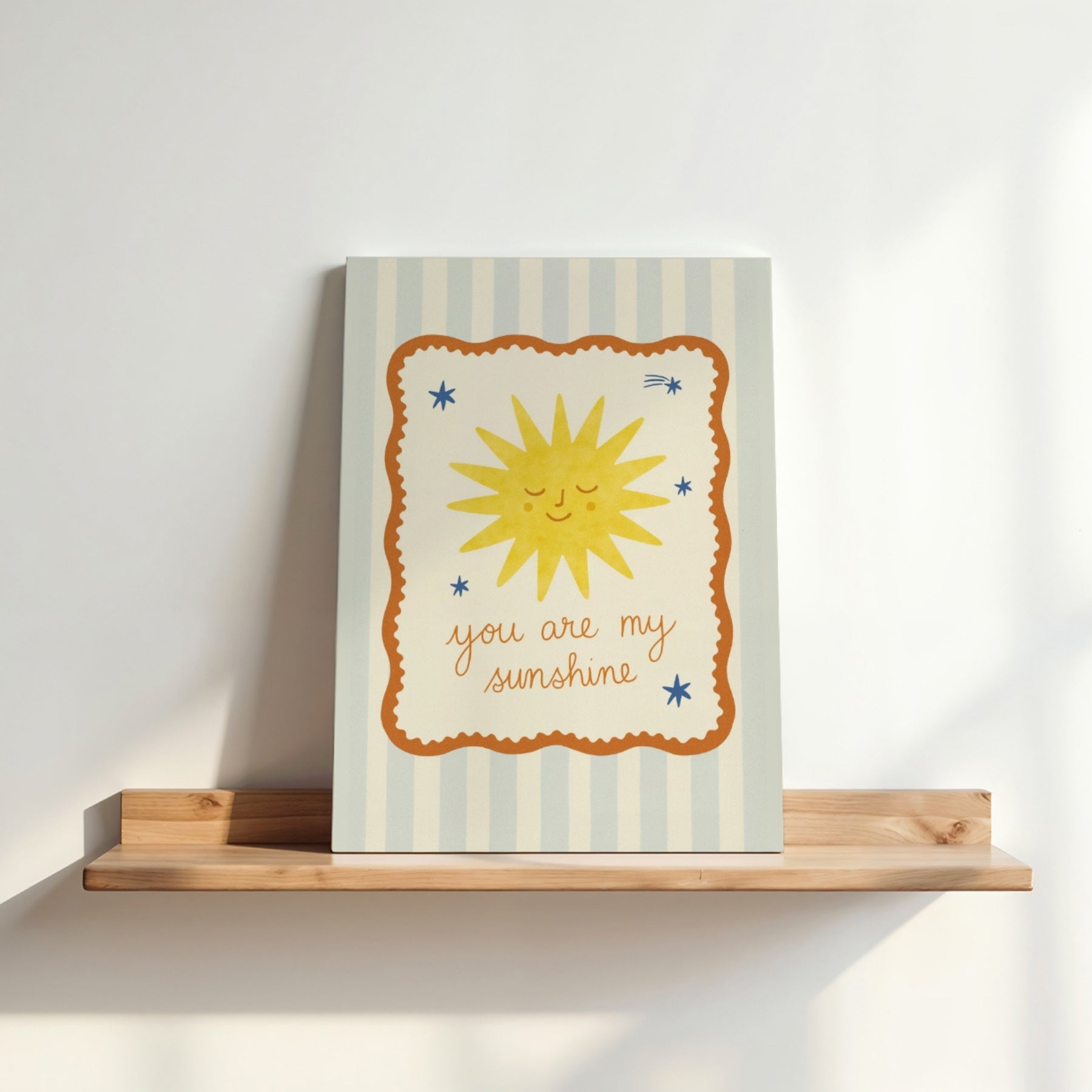 You Are My Sunshine Nursery Canvas Print