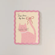 Pink Kitty – Nursery & kids wall art