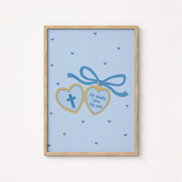 He Made You His Own Wall Art – Bible Inspired Quote Poster