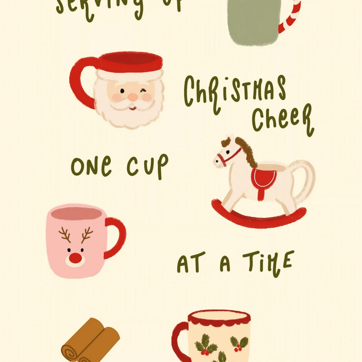 Christmas Cheer Coffee Mugs – Póster de Navidad