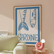 Sardine Blue Tail – Coastal Wall Art