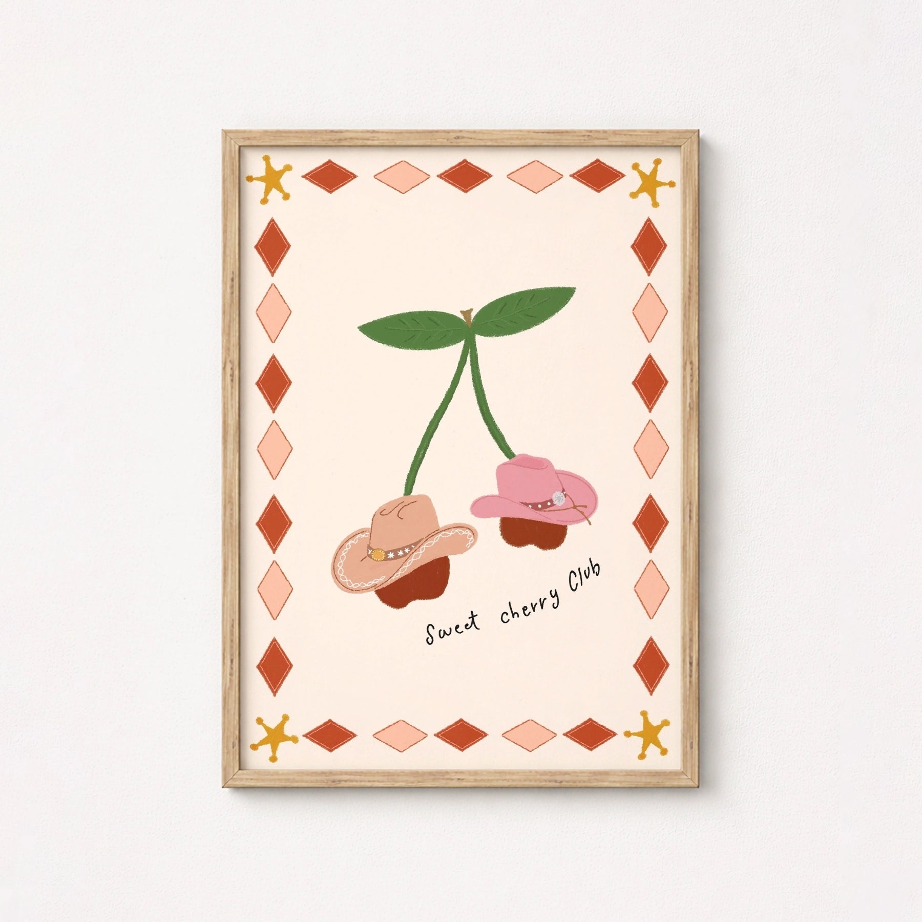 Affiche « Sweet Cherry Club »