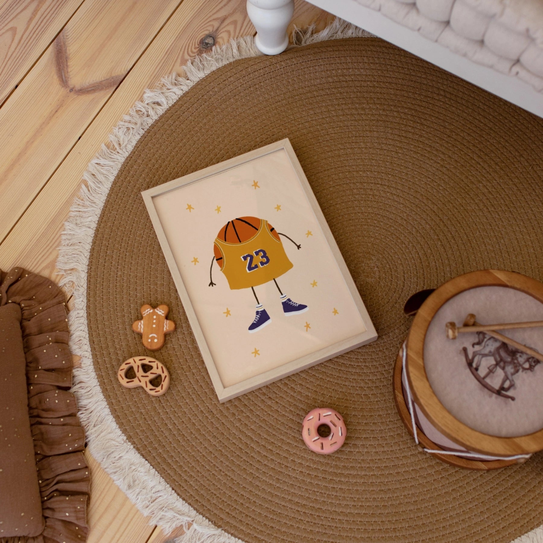 Basketball Nursery Wall Art