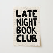 Late Night Book Club – Bookish Wall Art