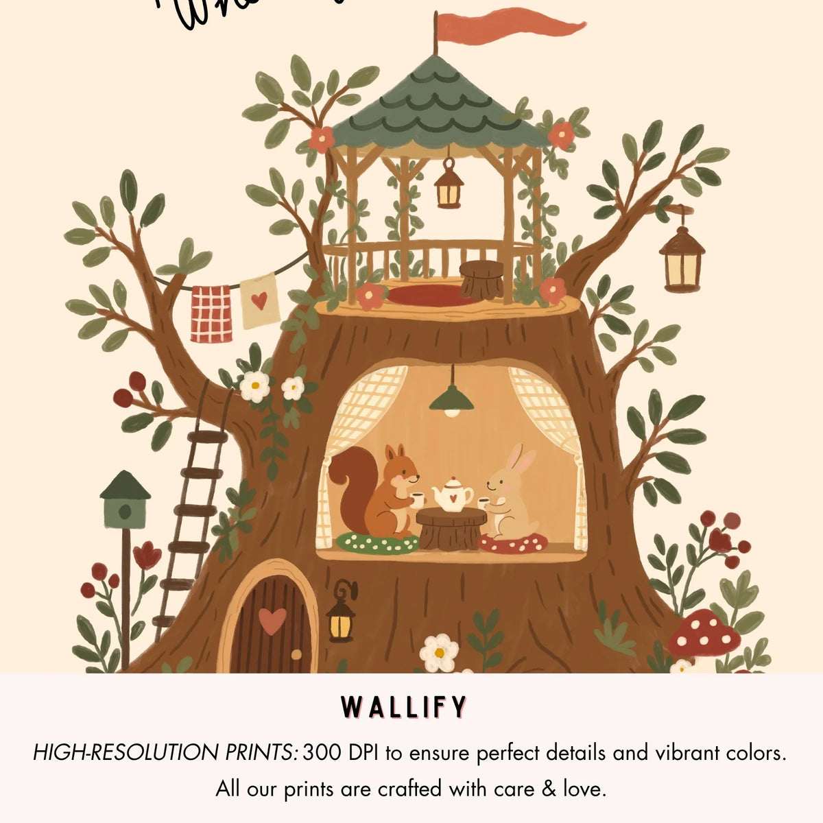 Magical Nursery – Sett med 16 digitale plakater til utskrift
