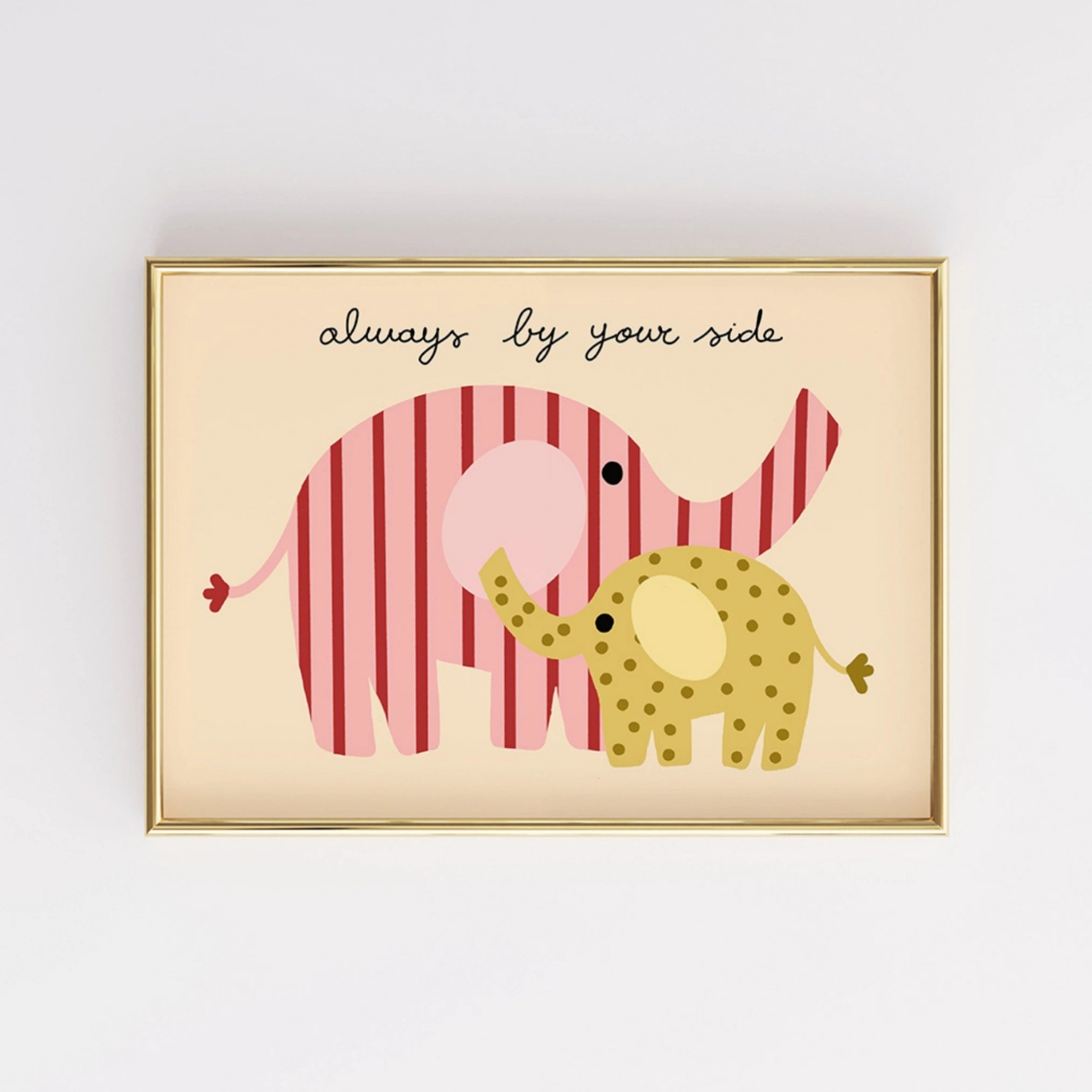 Affiche pour chambre d'enfant « Toujours à tes côtés »