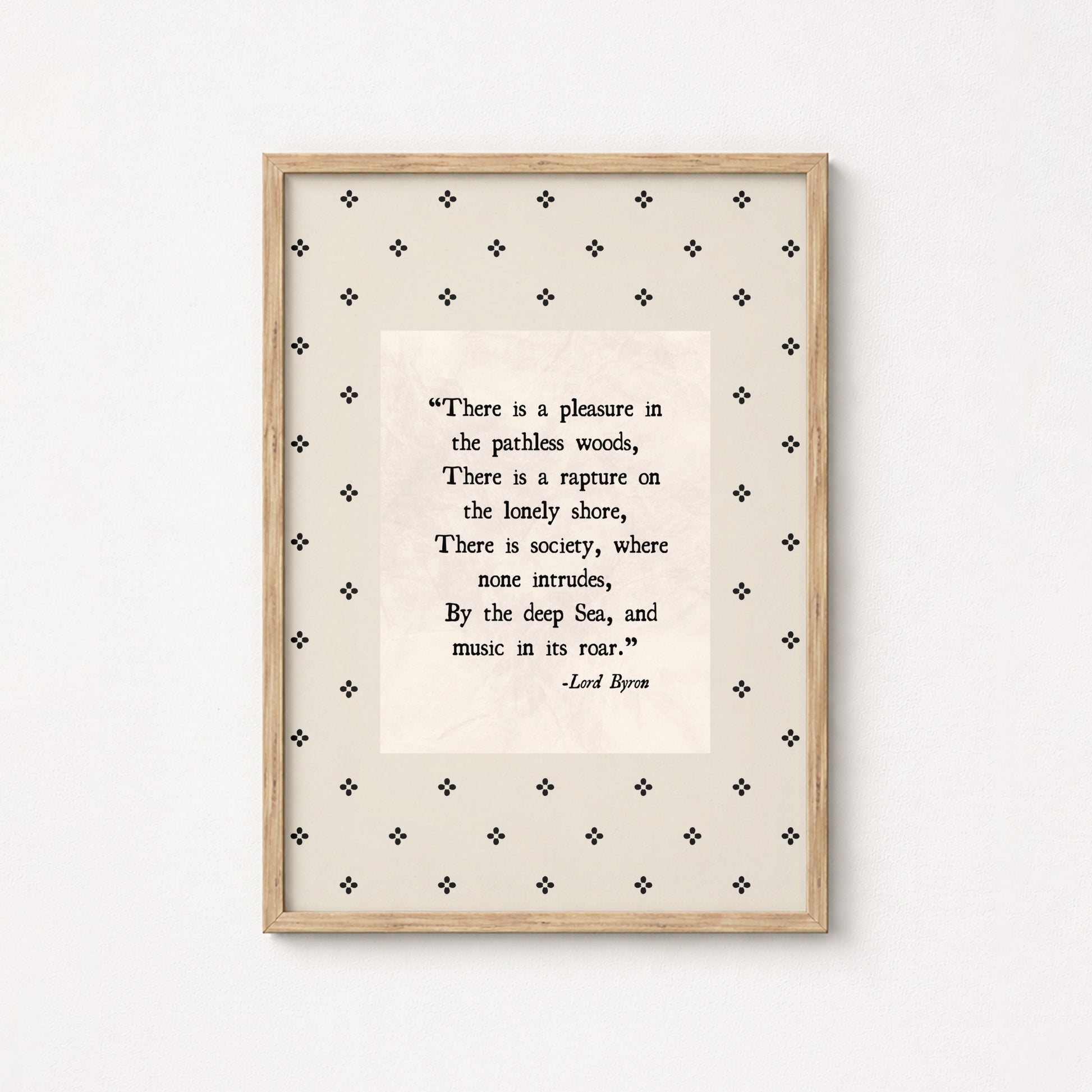 Lord Byron Quote Print – Literary Wall Art