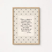Lord Byron Quote Print – Literary Wall Art