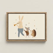 Retro Musical – Nursery & Kids Canvas Wall Art