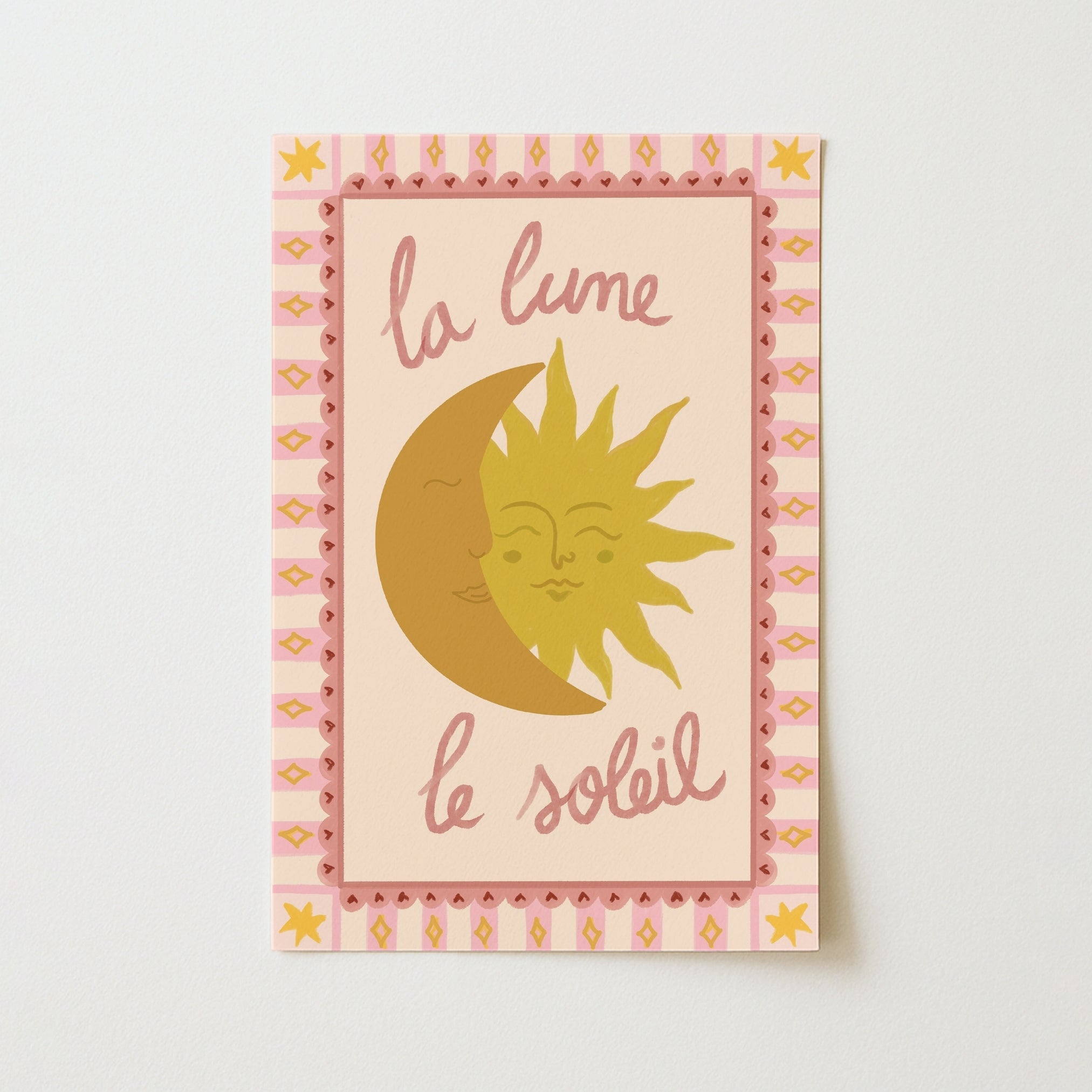 Decorazione da parete per cameretta dei bambini La Lune Le Soleil