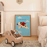 Superhero Dog – Nursery & kids wall art