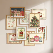 Vintage Christmas Wall Art Set – 20 Printable Designs