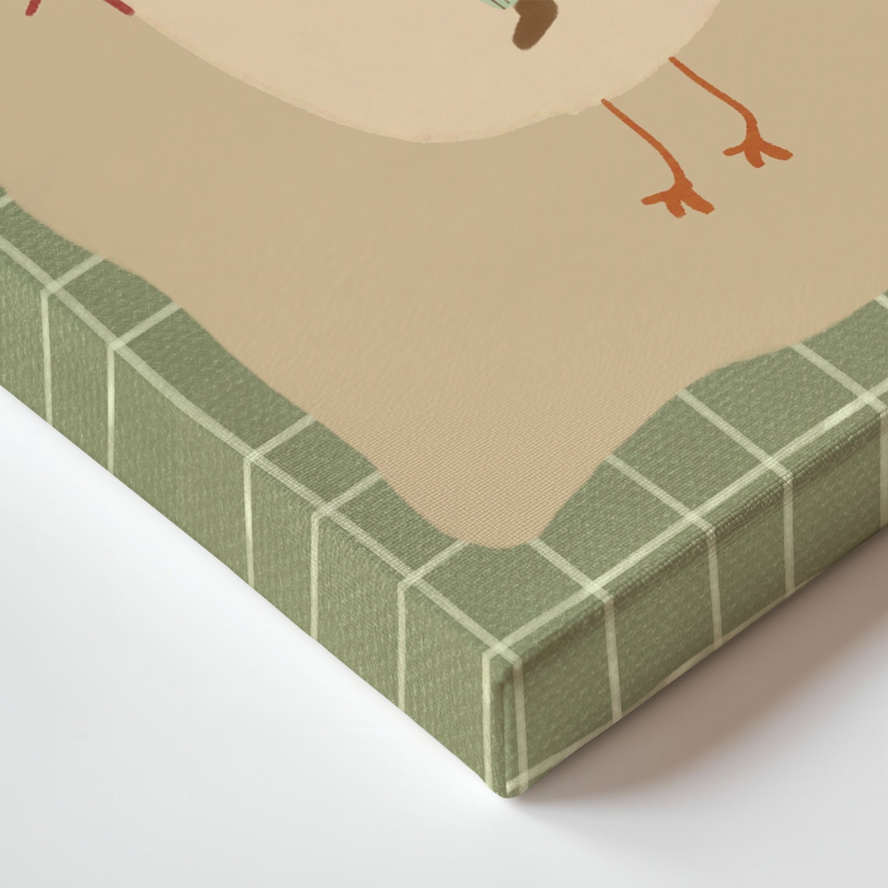 Goose and Bunny Nursery Canvas Print