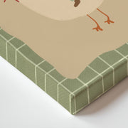 Goose and Bunny – Nursery & Kids Canvas Wall Art