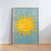 Jesus Is the Light of the World – Christian Wall Art