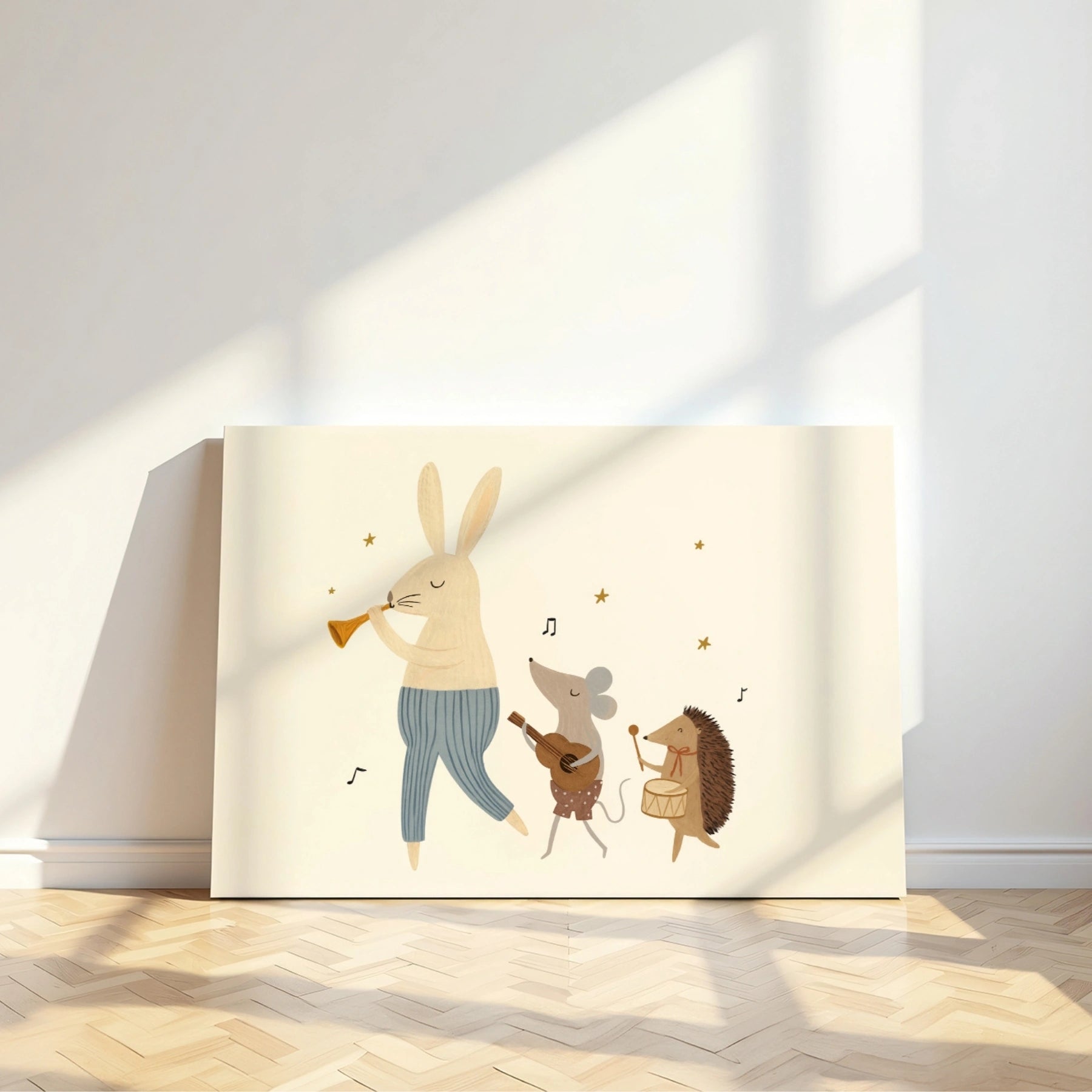 Decoración Retro Musical para Cuarto Infantil