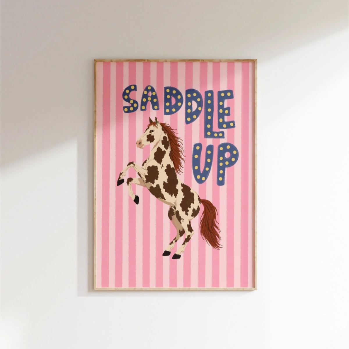Lámina de caballo “Saddle Up”