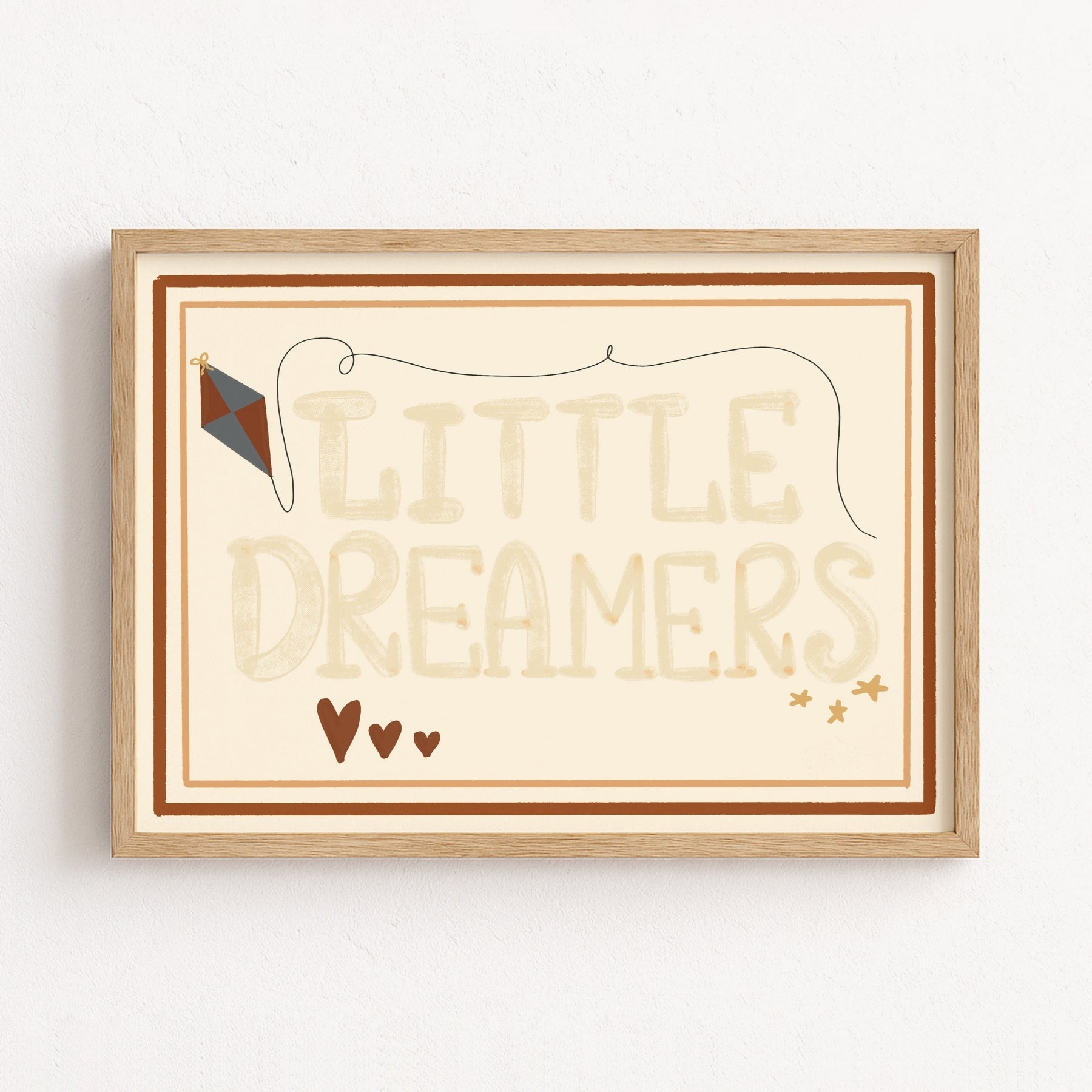 Little Dreamers Nursery Print