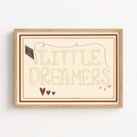 Little Dreamers Nursery Print