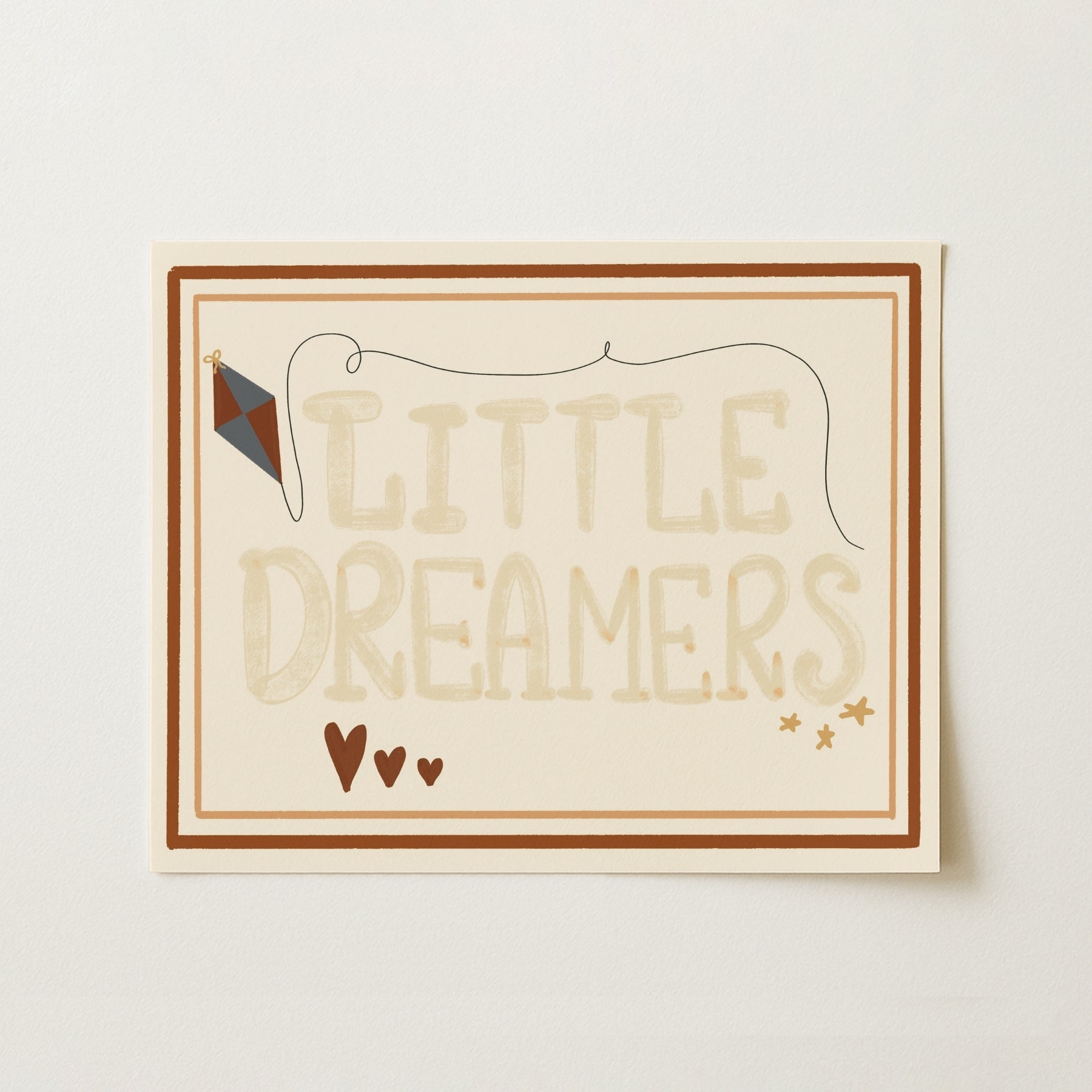 Little Dreamers Nursery Print