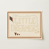 Little Dreamers Nursery Print