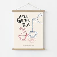 Tea Time Wall Art – Funny Kitchen Printable