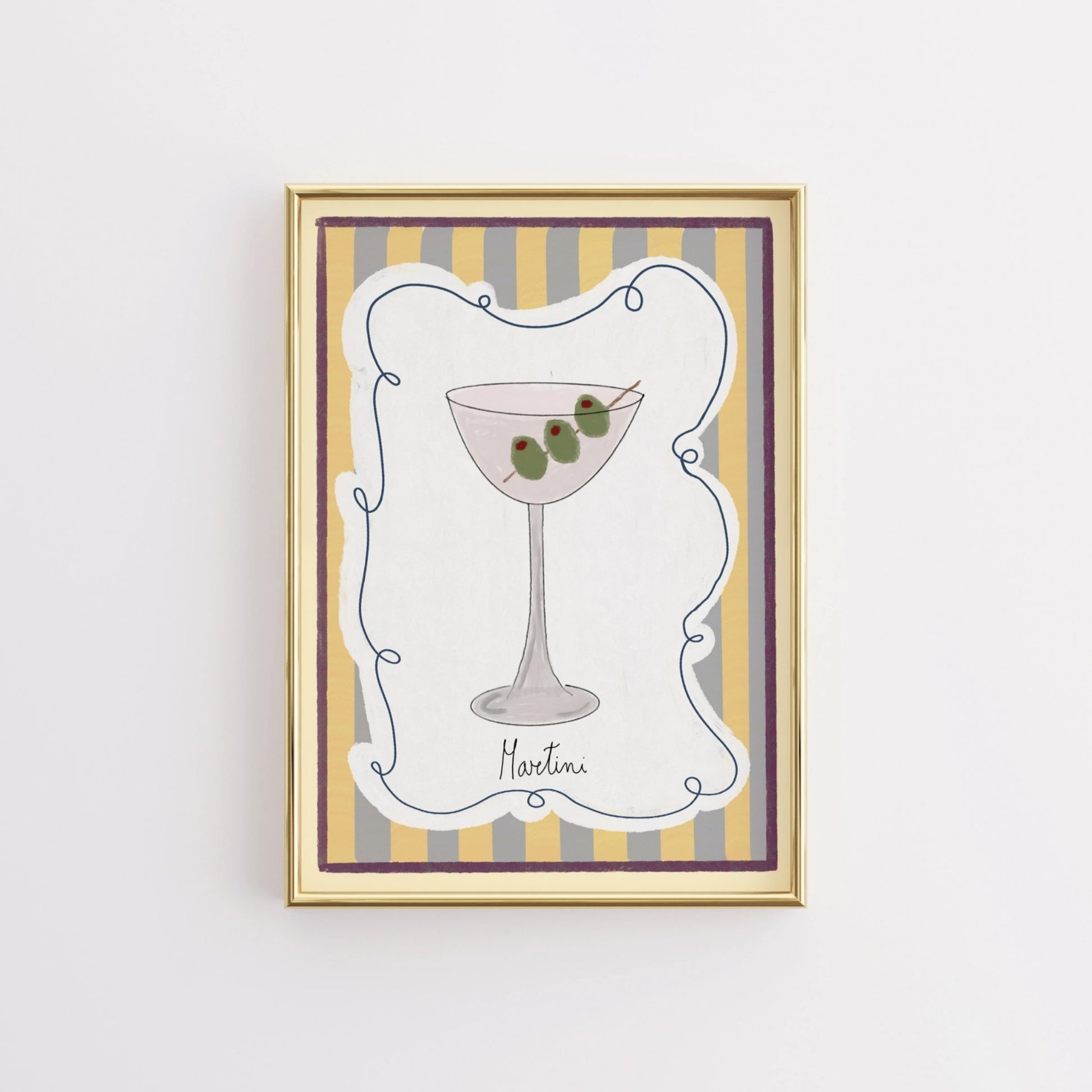 Decorazione murale per la tavola da pranzo italiana – Stampa di pasta, vino e cucina