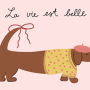 French Dog – Nursery & kids wall art