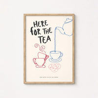 Tea Time Wall Art – Funny Kitchen Printable