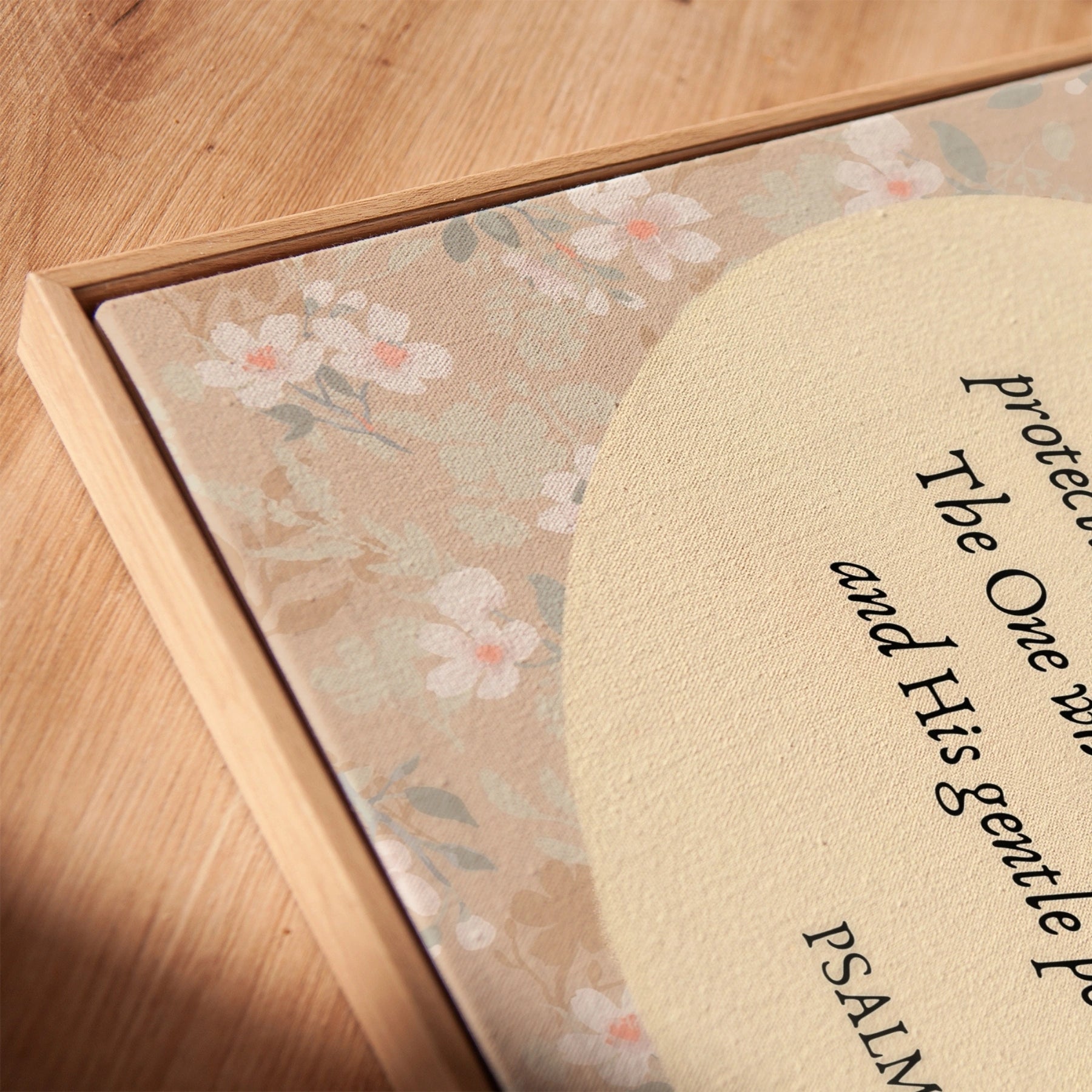 Psalm 121:4 Christian Nursery Canvas Print