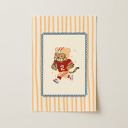 American Football Leopard – Nursery & kids wall art