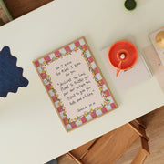 Jeremiah Scripture with Flowers – Christian Wall Art