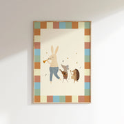 Woodland Band – Affiche pour enfant