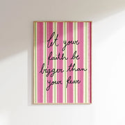 Soft Coquette Faith Decor – Christian Wall Art