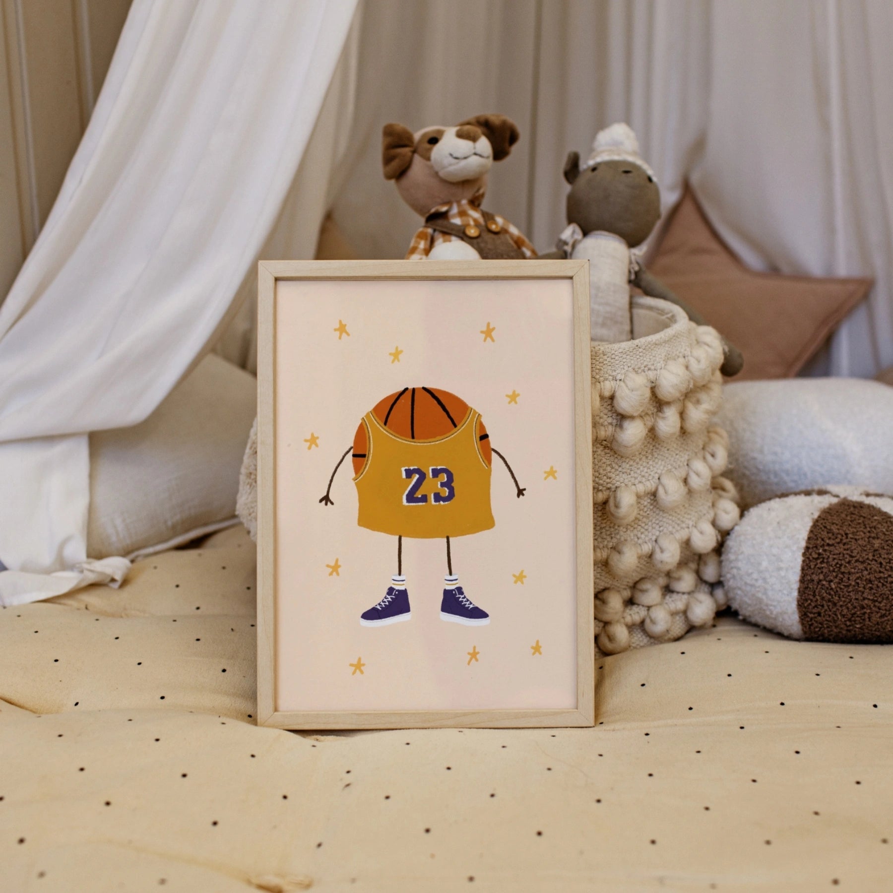 Basketball Nursery Wall Art
