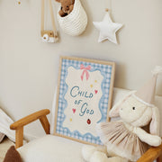 Child of God Sweet Bow – Nursery & Kids Wall Art