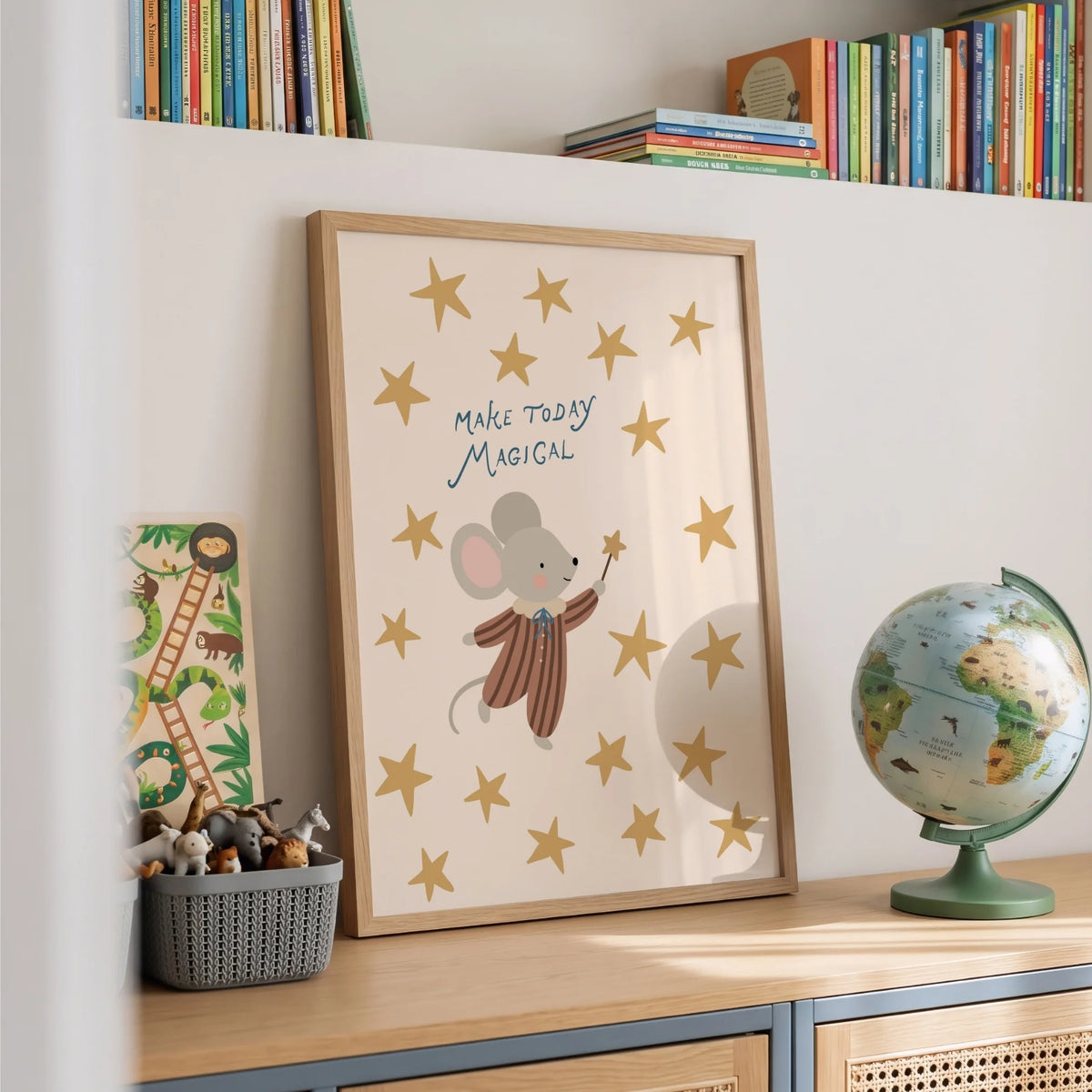 Make Today Magical Mouse – Nursery & Kids Wall Art