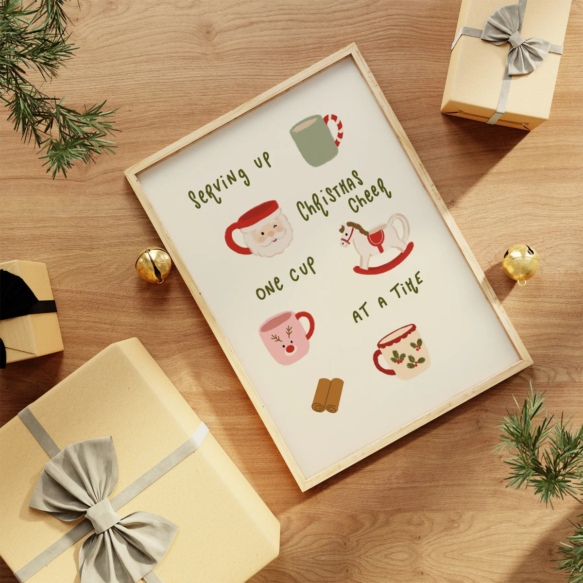 Christmas Cheer Coffee Mugs – Póster de Navidad