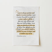 1 Corinthians 13 Neutral – Christian Wall Art