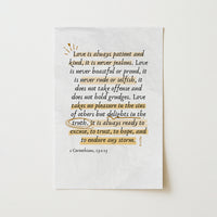 1 Corinthians 13 Wall Art – Bible Verse Print