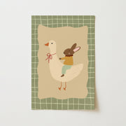 Goose and Bunny – Nursery & kids wall art