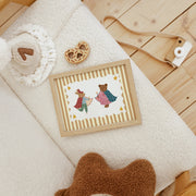 Bunny and Bear Superhero – Nursery & kids wall art