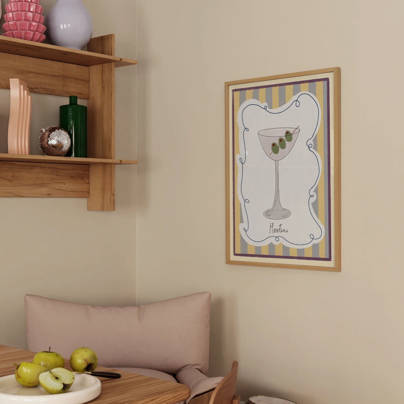 Martini Cocktail Wall Art