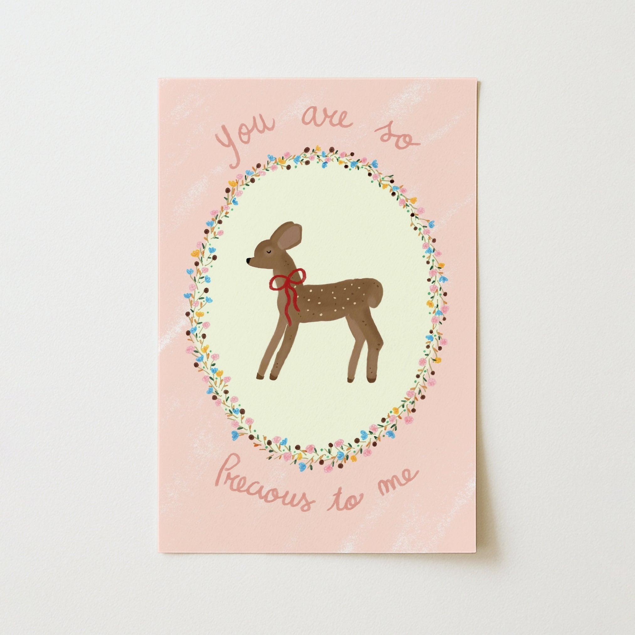 Vintage Deer Print