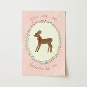 Vintage Deer – Póster infantil