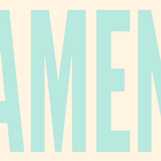 Amen Wall Art – Trendy Christian Home Decor