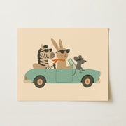 Cute Animal Illustration – Nursery & kids wall art