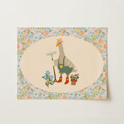 Gardening Goose Vintage – Poster per bambini